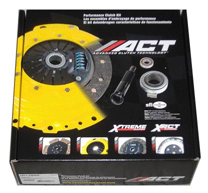 Picture of an ACT performance clutch kit in box