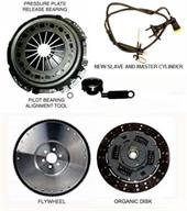 Dodge Diesel Solid Flywheel Heavy Duty Dual Friction Conversion Clutch Kit